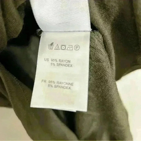 Articles of Society Women Top Pocket Tee Green Pullover Short Sleeve Size S NWT - Picture 8 of 8